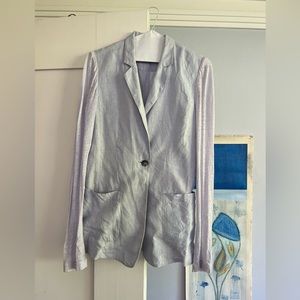 Pennyblack lavender linen blazer, size S